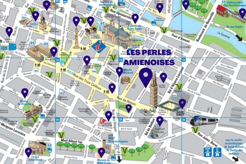 Les Perles Amienoises✩Black Pearl☆Hyper Centre☆ 아미앵 외부 사진